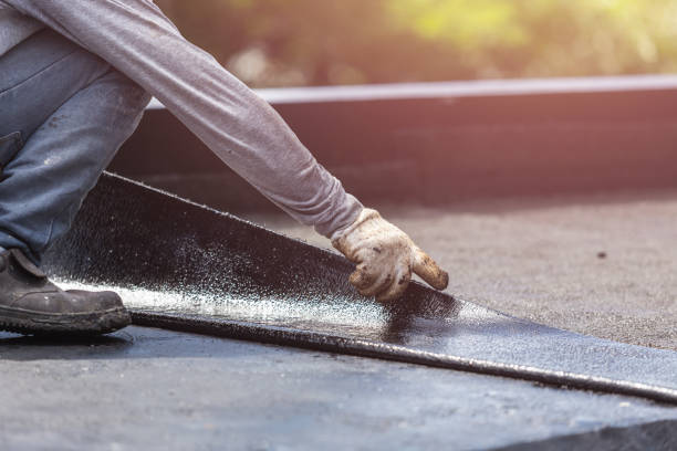Professional Waterproofing technician working in New Holstein, WI